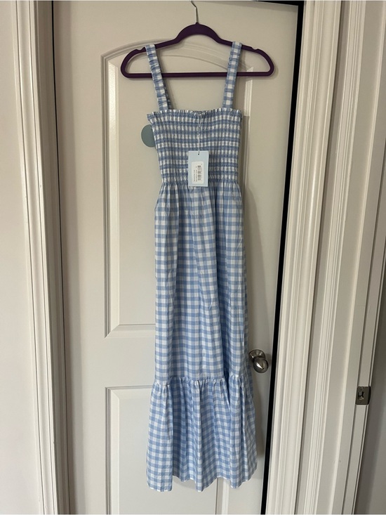 Hill House Dresses & Skirts - Hill House Home Anjuli Blue Gingham Dress Medium - NWT